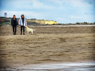 Dog walkers.